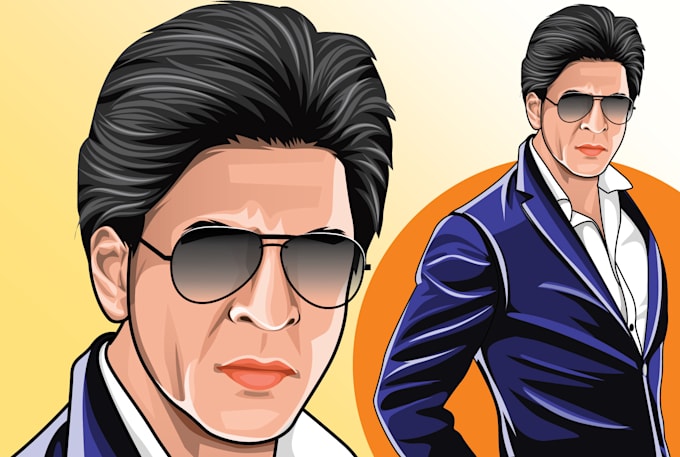 Create Cartoon Portrait Vector Portrait From Photo By Portrait Vector Create Cartoon Portrait Vector Portrait From Photo By Portrait Vector