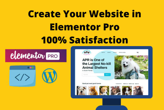 recreate, redesign wordpress website with elementor