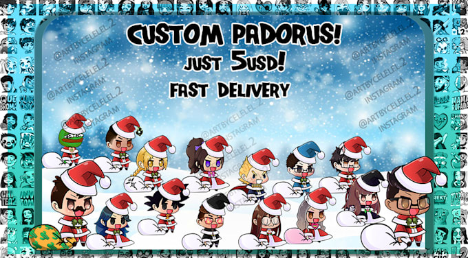 create custom padoru you want