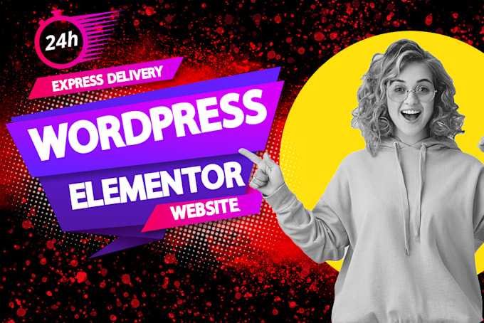 be your expert for elementor website or wordpess website