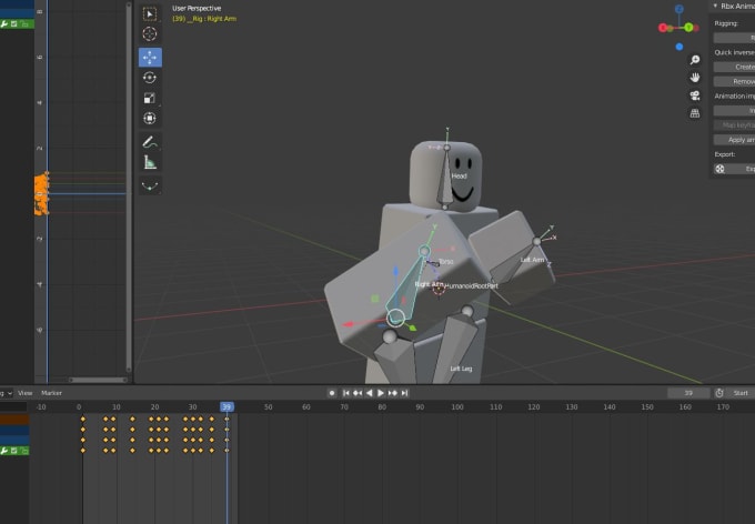 Animate Anything In Blender For Roblox In R6 By Swarts Fiverr - roblox r15 punch