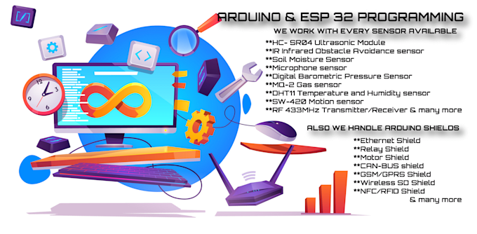 do arduino programming esp32 programming and arduino projects