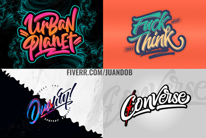 Design Unique Lettering Logo In 24 Hours