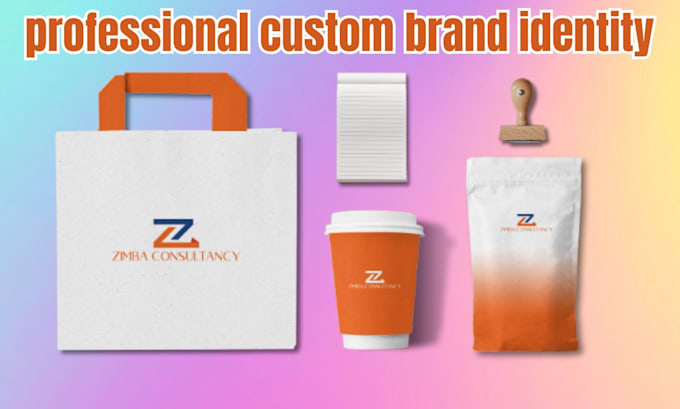 design a professional, minimalist logo, and custom brand identity