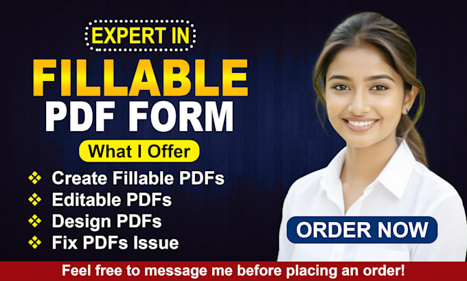 create a fillable PDF form or convert your document into a fillable PDF