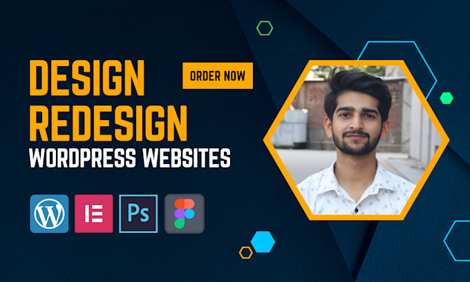 create wordpress website design, custom wordpress, acf and elementor