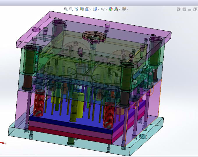 design mold for plastic parts