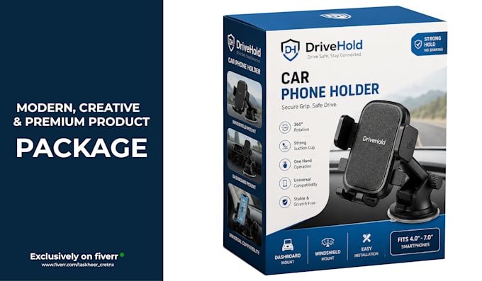 do premium and creative product packaging design, mailer box design