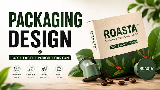 do packaging design, product packaging, box design and label design