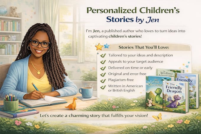 write creative personalized children stories for kids