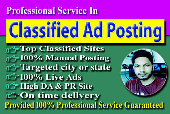 I will be posting high quality free classified ads in USA, UK