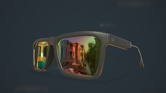 do sunglass frame 3d model and render for ecommerce website