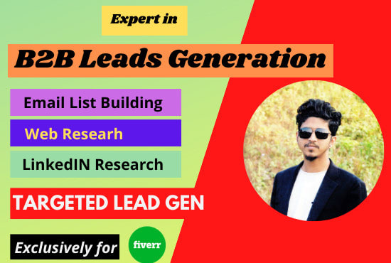 do b2b lead generation and email list building