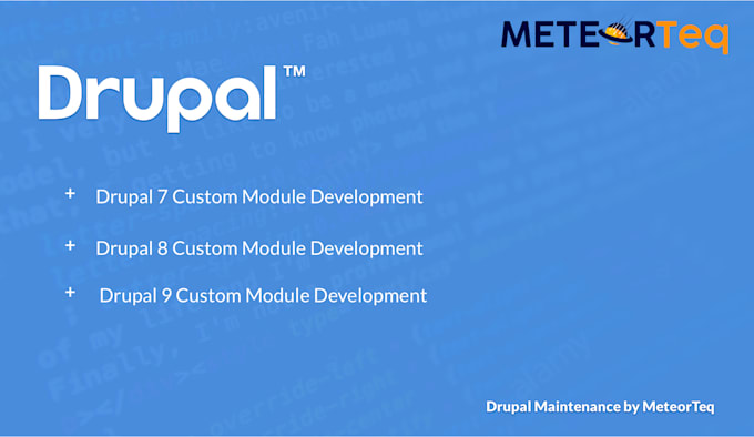 build a module for your drupal website