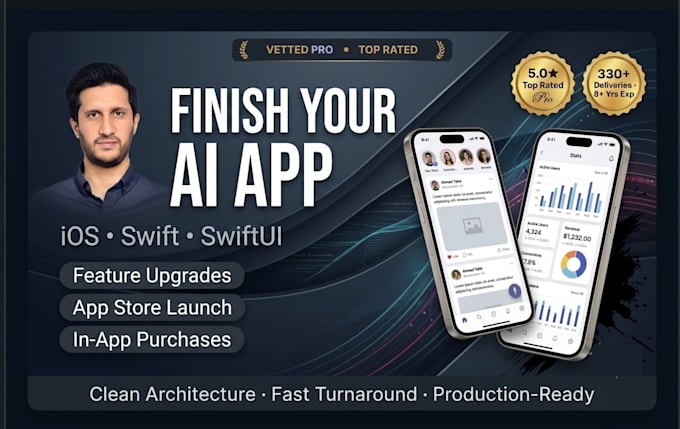 complete and launch your mobile app for ios in swift and swiftui