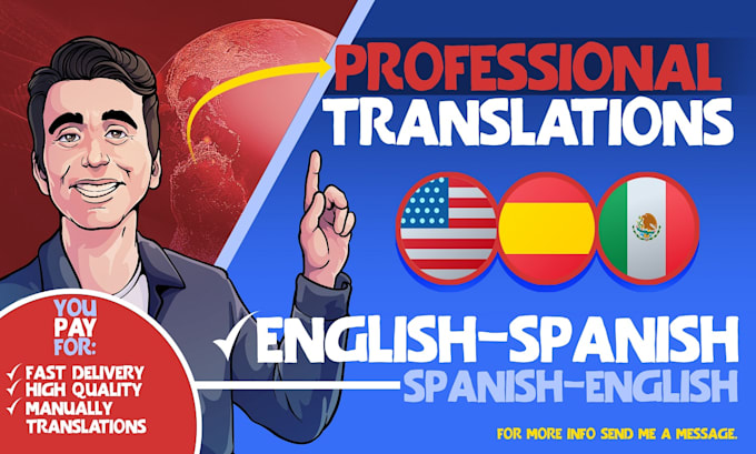 translate english to spanish and spanish to english