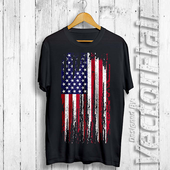 create patriotic flag US marine army military t shirts