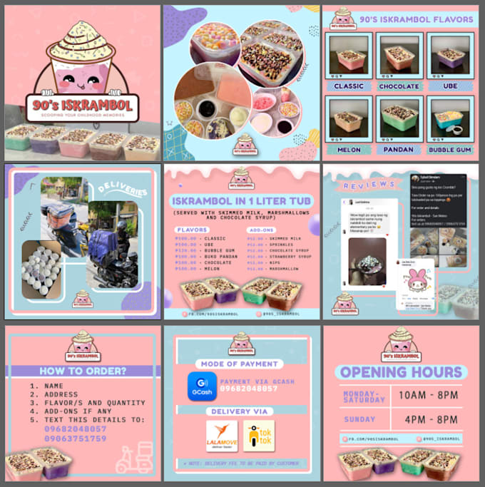 design social media  fb and ig posts