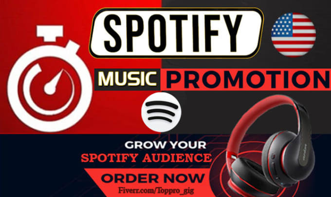 Hire a freelancer to do organic spotify promotion to real audience