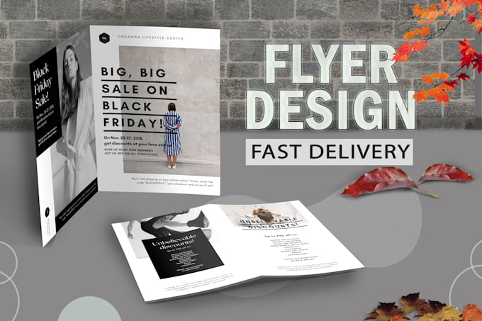 make professional flyer, poster and brochure designs
