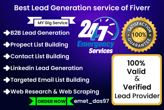 provide b2b leads generation, linkedin leads for any industry