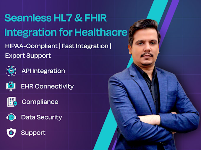 provide hipaa compliant hl7 fhir API integration services