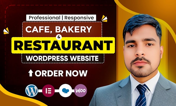 design a restaurant website with online food ordering system