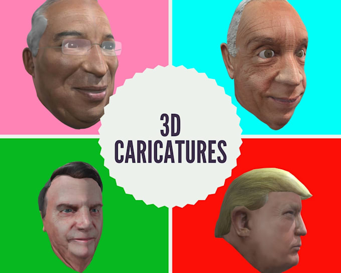 create a 3d caricature
