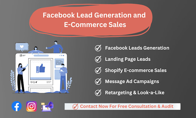 do shopify ads and facebook lead generation for any niche