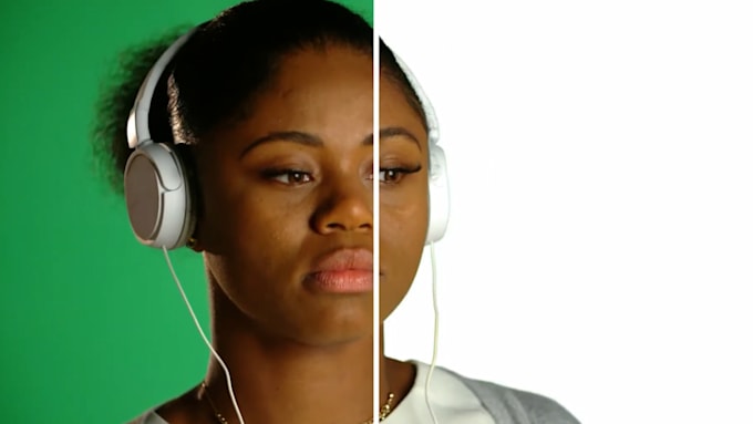 do professional rotoscoping, green screen removal and chroma key