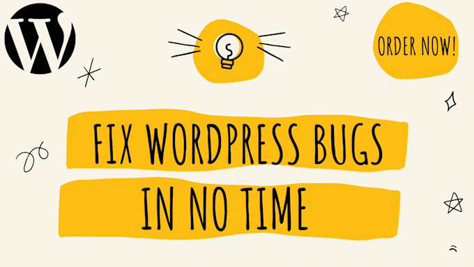 fix wordpress bugs or issues