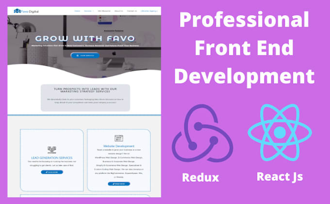 Do front end development using react js and redux by Alihasangilani ...