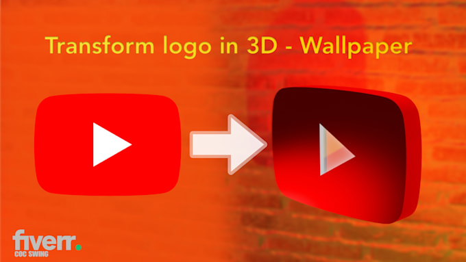 make you 3d logo for your desktop or tranform entreprise design in 3d