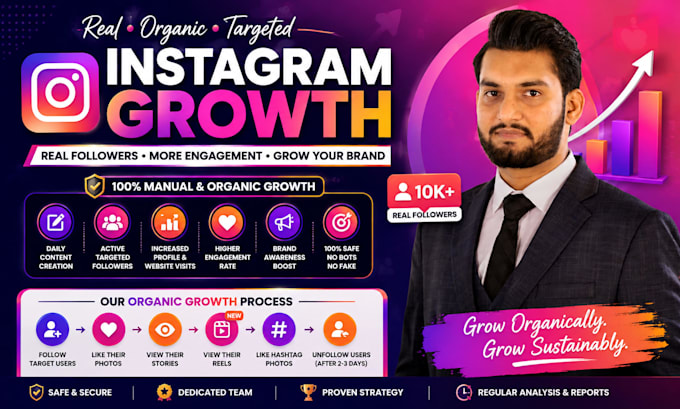be your instagram content creator, grow instagram followers