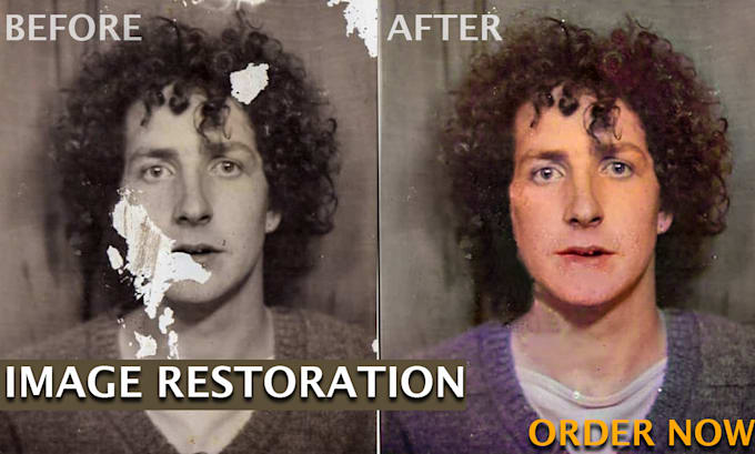 restore your old, damaged photos into timeless treasures
