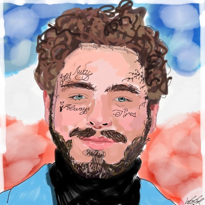 Custom Digitally Painted Portraits By Lukerozzie It turns home walls into a gallery. fiverr