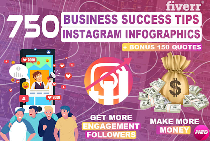 Design premium business success tips infographics for instagram by ...