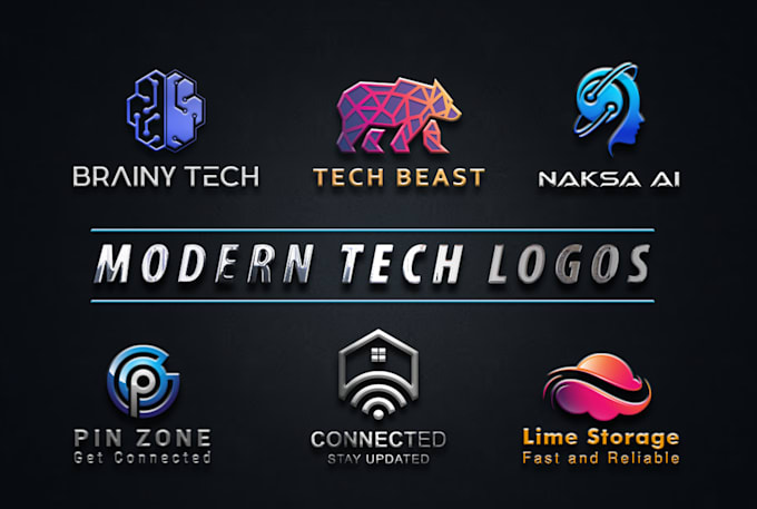 design a modern tech, software, crypto, saas, security logo
