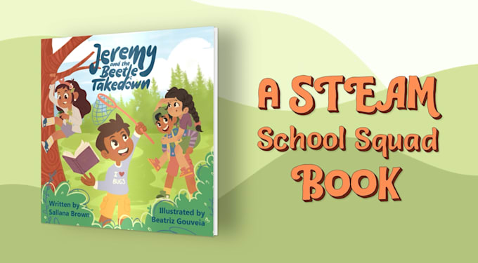 create an amazing children book promo trailer video