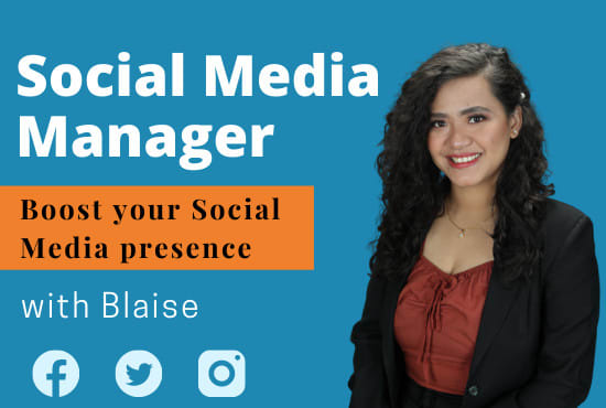 be your social media manager and content creator
