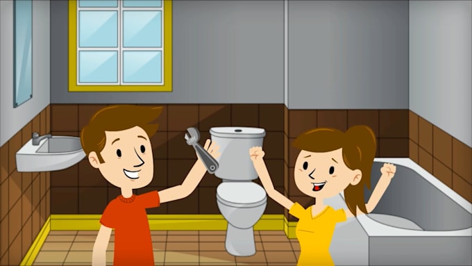 do plumber or plumbing service explainer promo video