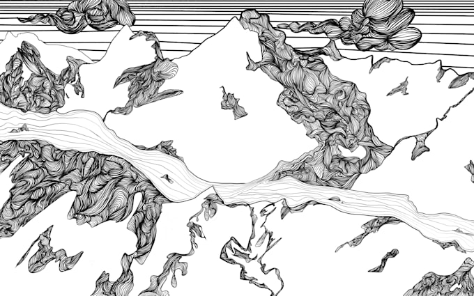 create custom trippy background or subject art