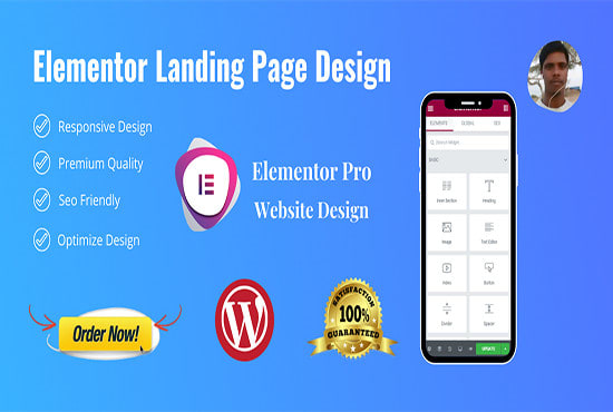 do wordpress website design by elementor pro for business