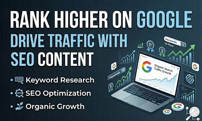 write seo friendly blog articles and engaging website content for you