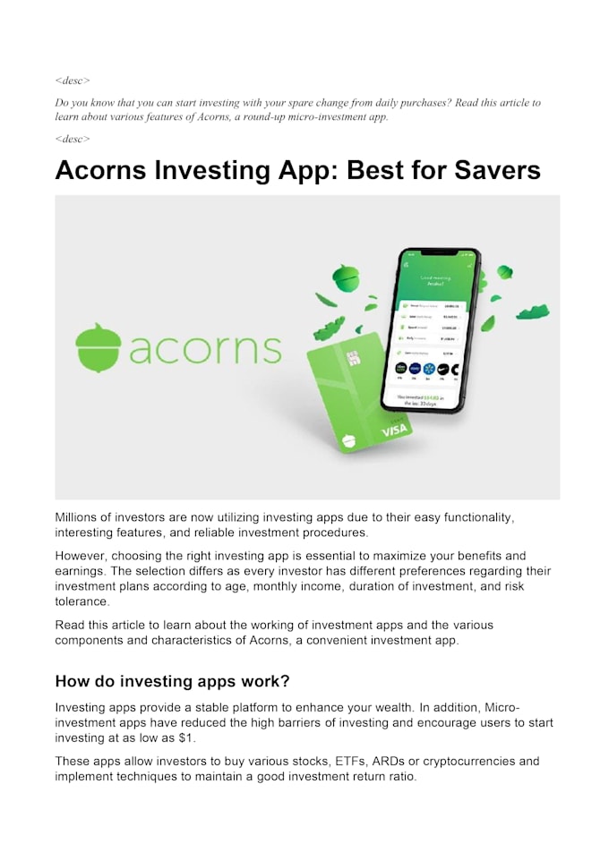 write SEO optimized investment guides, analysis, and reviews