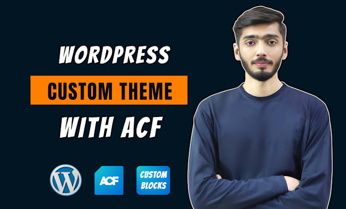 develop clean theme for wordpress website in acf