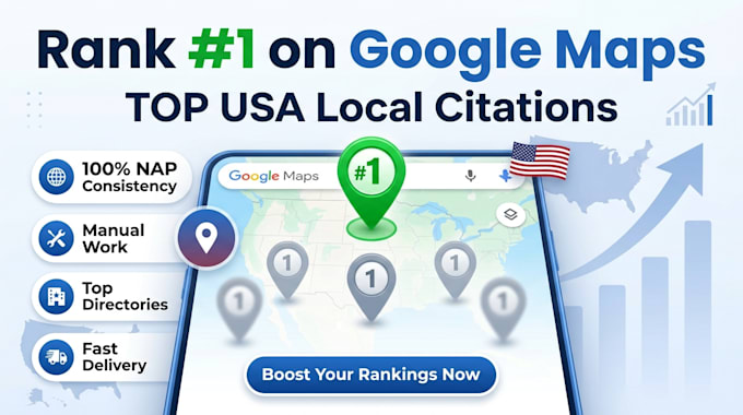 do 350 USA local citations directories for local SEO gmb ranking