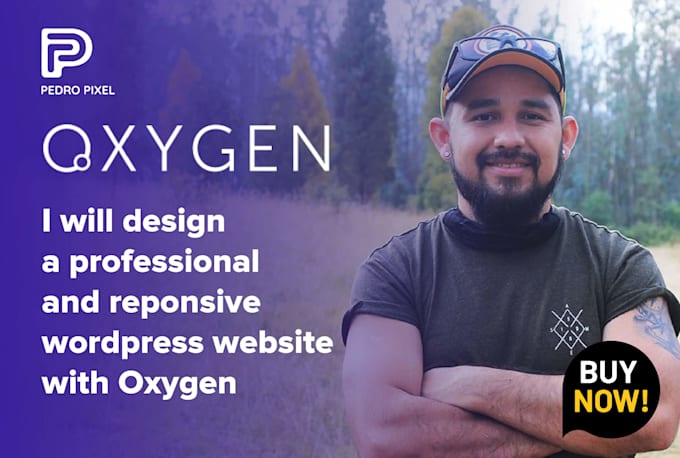 design a wordpress website with oxygen builder
