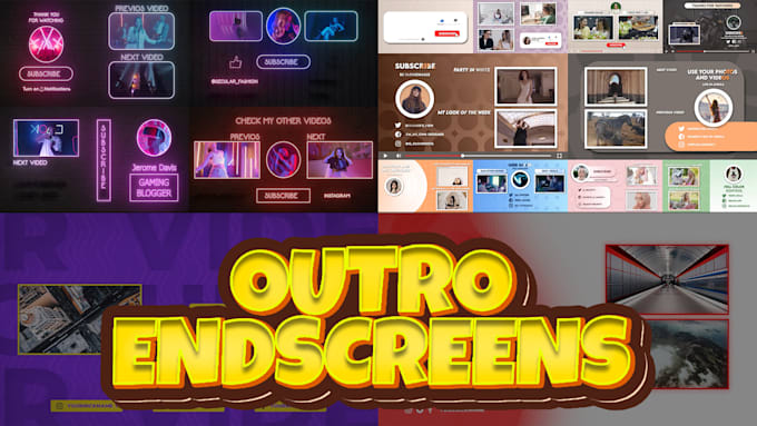 make stunning youtube outros or endscreens