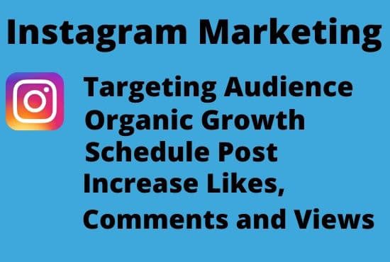 do instagram marketing and promote organic growth